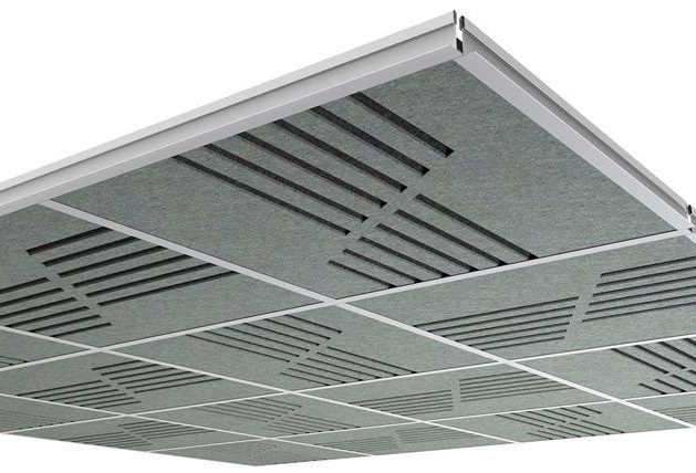 Techo modulares Piona 32 de Tradelson fabricados de botellas de plástico reciclado post consumo.